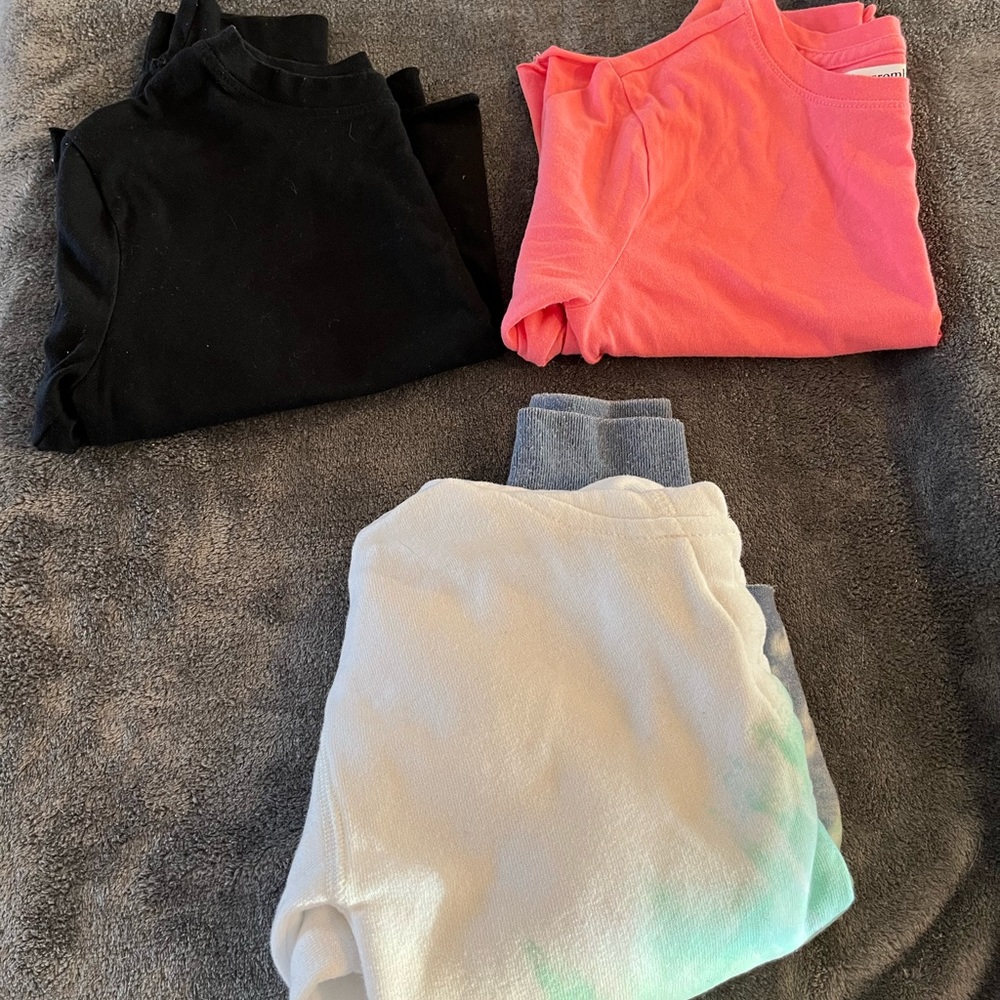 Abercrombie Kids cropped tops.